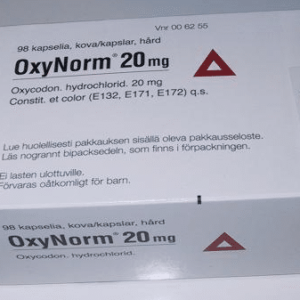 OxyNorm, inj-vätska, lösning 10 mg/ml, 4 x 20 milliliter