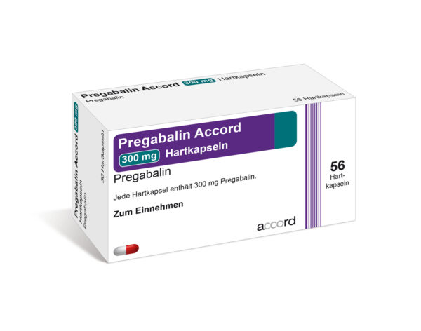 Pregabalin Accord, kapsel, hård 300 mg, 56 kapsel/kapslar