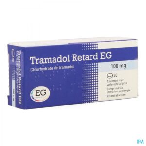 Tramadol Retard Krka, depottablett 100 mg, 100 tablett(er)
